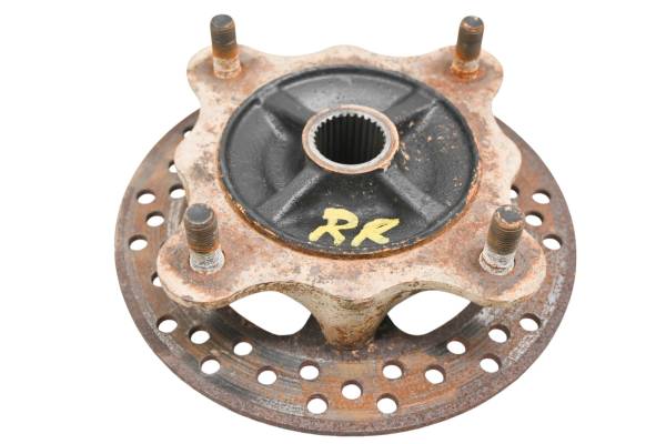 Kawasaki - 17 Kawasaki Mule Pro-DXT EPS LE Rear Wheel Hub & Rotor Left Or Right KAF1000CH