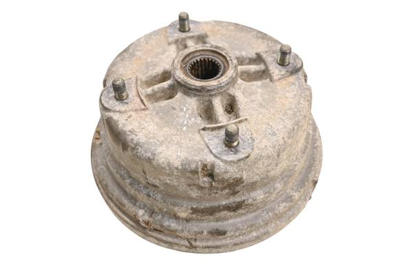 Kawasaki - 98 Kawasaki Bayou 220 2x4 Rear Brake Drum Assembly KLF220