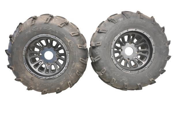 Kawasaki - 11 Kawasaki Teryx 750 FI 4x4 Sport Rear Wheels Rims & Tires 26X10-12 4/137 KRF750SBF