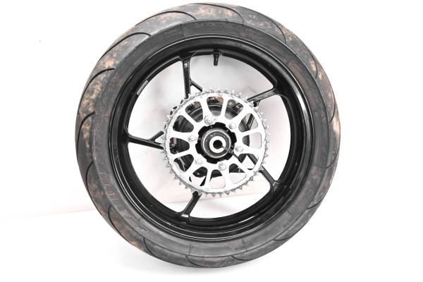 Kawasaki - 20 Kawasaki Ninja 650 ABS Rear Wheel Rim Rotor Sprocket & Tire 160/60-17 EX650M