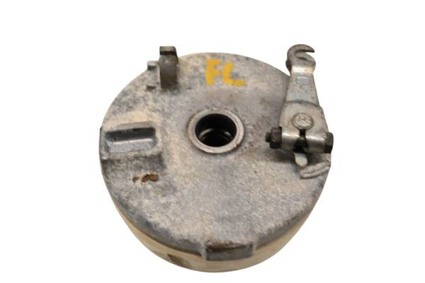 Yamaha - 04 Yamaha Raptor 50 Front Left Brake Drum Plate Assembly YFM50