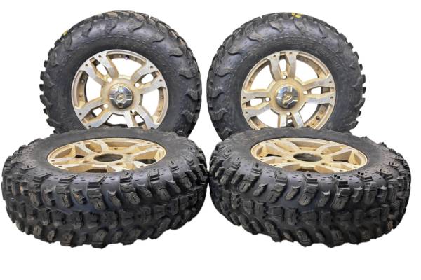 Polaris - 10 Polaris Sportsman 550 XP 4x4 Front & Rear Wheels Rims & Tires 27X9-14 27X11-14 4/156