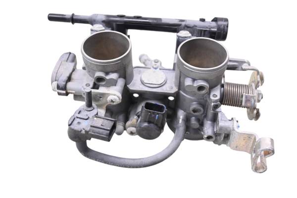 Kawasaki - 22 Kawasaki Ninja 400 Throttle Body Fuel Injectors & Rail EX400