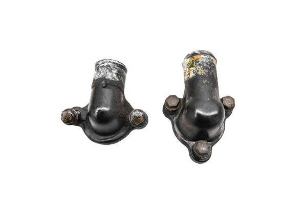 Kawasaki - 01 Kawasaki Prairie 400 4x4 Cylinder & Thermostat Coolant Fitting Covers KVF400C