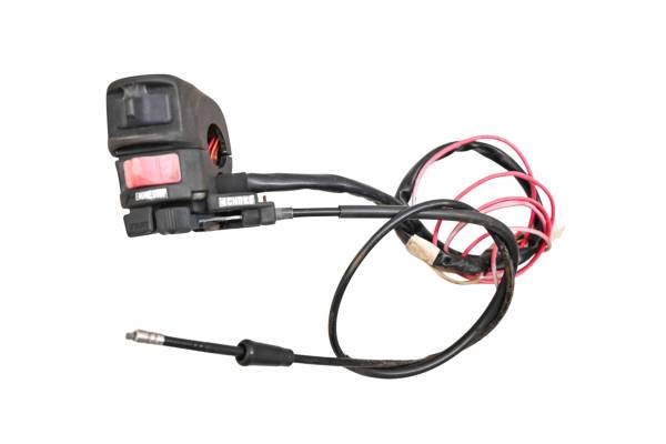 Kawasaki - 01 Kawasaki Bayou 220 2x4 Headlight On Off Handlebar Start Switch & Choke Cable KLF220