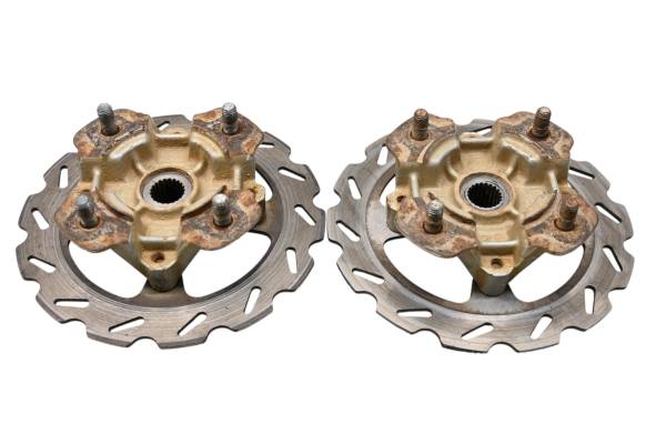 Kawasaki - 09 Kawasaki Brute Force 750 4x4i Front Wheel Hubs & Rotors Left & Right KVF750