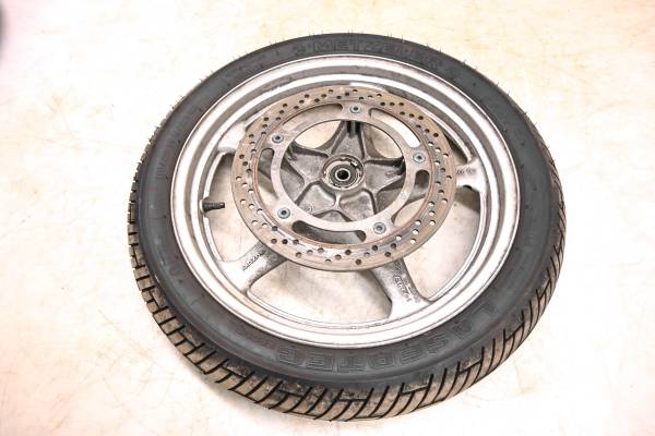 Suzuki - 90 Suzuki VX800 Front Wheel Rotor Rim & Tire 110/80-18