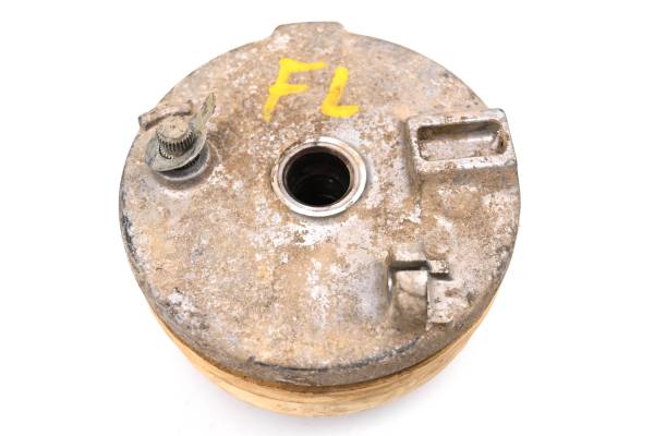 Yamaha - 95 Yamaha Badger 80 2x4 Front Left Brake Drum Assembly YFM80