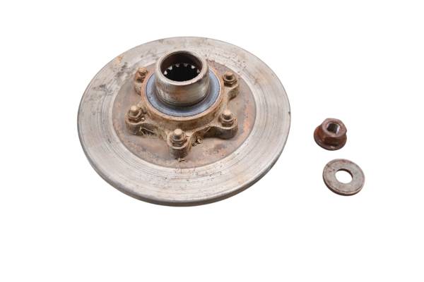 Yamaha - 02 Yamaha Grizzly 660 4x4 Rear Brake Rotor Hub YFM660F