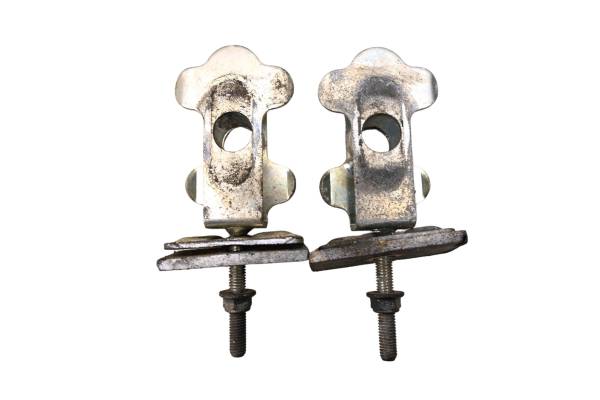 Suzuki - 05 Suzuki GS500F Rear Swingarm Chain Tension Adjuster Brackets Mounts