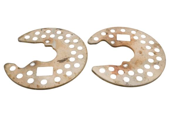 Yamaha - 01 Yamaha Raptor 660 2x4 Front Brake Disc Guards Left & Right YFM660R