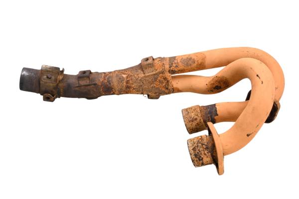 Yamaha - 04 Yamaha Grizzly 660 4x4 Header Exhaust Head Pipe YFM660F