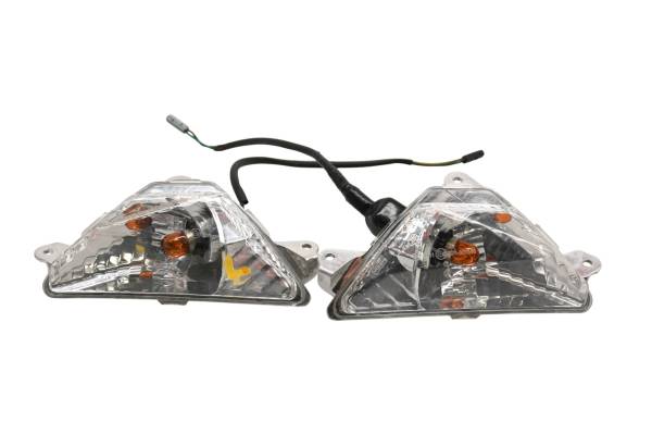 Kawasaki - 25 Kawasaki Ninja 500 Front Blinkers Left & Right Turn Signals EX500