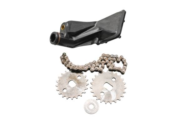 Polaris - 17 Polaris Sportsman 450 HO Oil Pickup Tube & Pump Chain Sprockets
