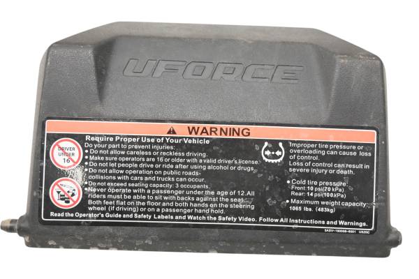 21 CFMoto UForce 600 Glove Box Cover CF600UU