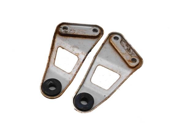 Kawasaki - 87 Kawasaki Mojave 110E 2x4 Front Headlight Support Brackets Mounts KLF110