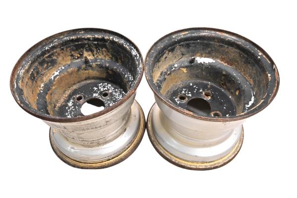 Polaris - 91 Polaris Trail Boss 350L 4x4 Rear Wheels Rims 12X6 4/4