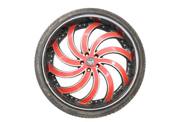 19 Polaris Slingshot SL Rear Wheel Rim & Tire 5/115 24X9.5 275/30Zr24 Lexani Lx-Thirty Gima