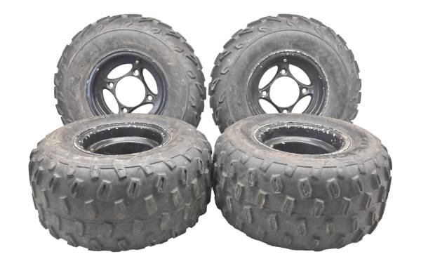 ITP - 05 Kawasaki KFX400 Front & Rear Wheels Rims & Tires 22X7-10 4/144 20X10-9 4/110 ITP LTZ400