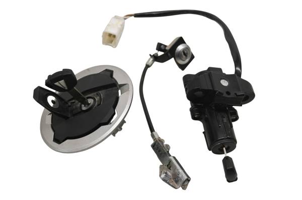 Kawasaki - 22 Kawasaki Ninja 650 Key Switch Gas Cap & Seat Latch Lock Set EX650