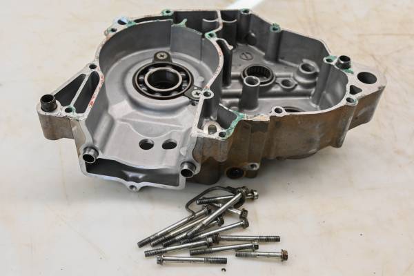 Suzuki - 12 Suzuki RMZ250 Left Crankcase Center Half Crank Case