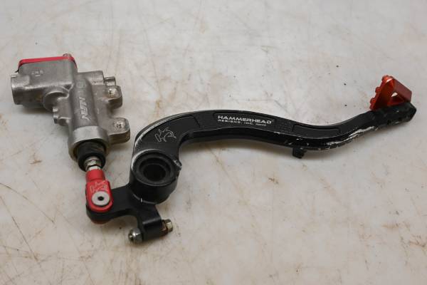 Hammerhead - 12 Suzuki RMZ250 Rear Brake Master Cylinder & Brake Pedal Hammerhead