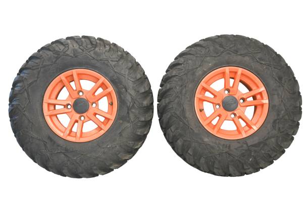 Arctic Cat - 18 Arctic Cat Wildcat Sport XT EPS Rear Wheels Rims & Tires 4/115 12X7.5 Tusk Terrabite 27X11R12