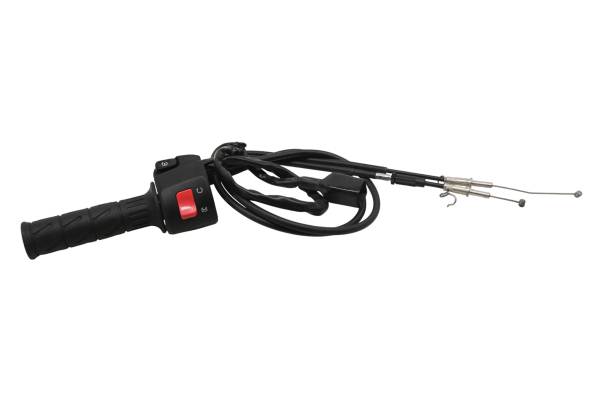Kawasaki - 23 Kawasaki Z400 ABS Twist Throttle & Cables ER400D