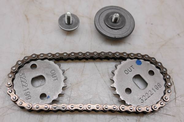 Polaris - 22 Polaris Sportsman 570 Trail Oil Pump Gears & Chain