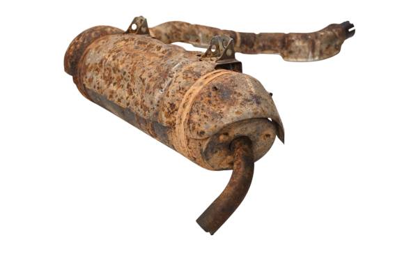 Honda - 03 Honda Rincon 650 4x4 Muffler Exhaust Pipe TRX650FA