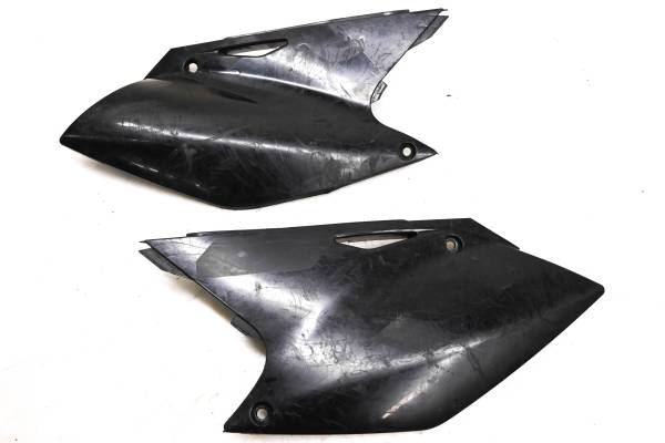 Kawasaki - 04 Kawasaki KX250F Rear Side Number Plate Covers Panels Fenders Left & Right