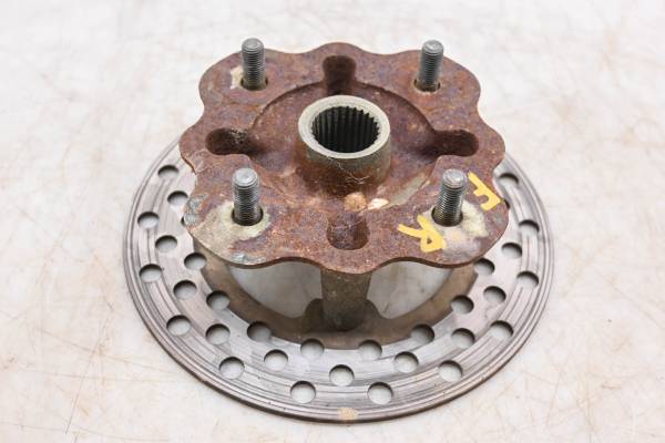Yamaha - 05 Yamaha Kodiak 400 4x4 Front Wheel Hub & Rotor Left Or Right YFM400F