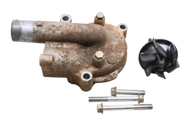 Yamaha - 14 Yamaha Grizzly 550 4x4 Water Pump Cover & Impeller YFM550F