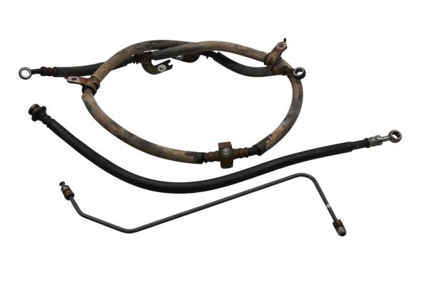 Yamaha - 09 Yamaha Grizzly 550 4x4 Front Brake Lines YFM550F