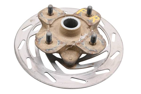 Yamaha - 09 Yamaha Grizzly 550 4x4 Front Wheel Hub & Rotor Left Or Right YFM550F