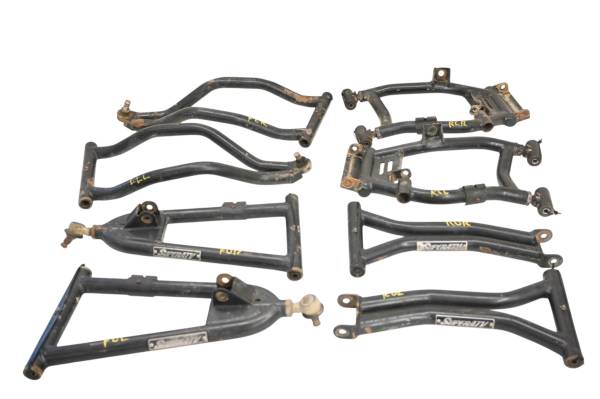 SuperATV - 10 Polaris RZR S 800 EFI Front & Rear Upper & Lower A-Arm Set SuperATV