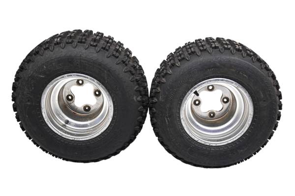 Kawasaki - 03 Kawasaki KFX400 Rear Wheels Rims & Tires 20X10-9 4/110 LTZ400