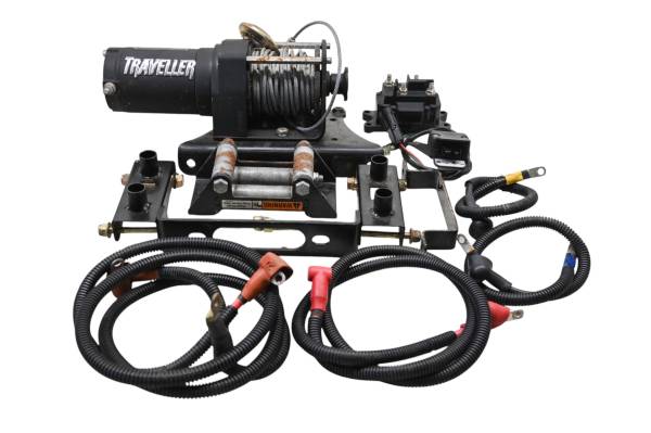 Traveller - 05 Can-Am Outlander 800 Max 4x4 Winch Solenoid Switch Brackets & Cables Traveller