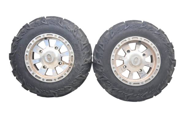 Polaris - 07 Polaris Hawkeye 300 4x4 Front Wheels Rims & Tires 23X8-12 4/156