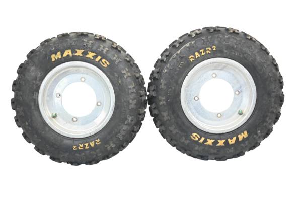 Polaris - 06 Polaris Predator 500 2x4 Front Wheels Rims & Tires 21X7-10 4/156