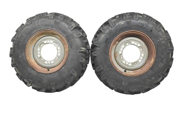 Polaris - 00 Polaris Scrambler 500 4x4 Front Wheels Rims & Tires 25X8-12 4/156