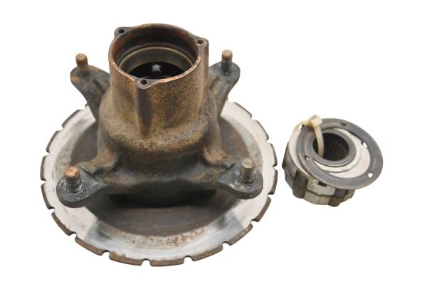 Polaris - 00 Polaris Scrambler 500 4x4 Front Wheel Hub & Rotor Left Or Right