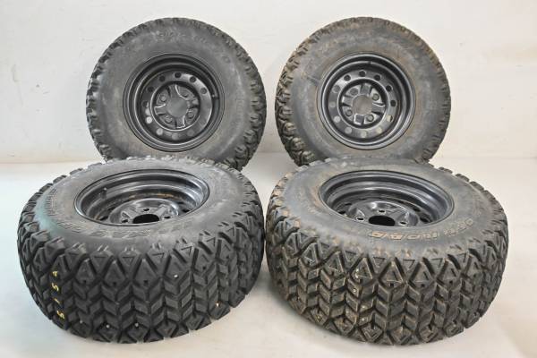 Kubota - 21 Kubota RTV-XG850 Front & Rear Wheels Rims & Tires 25X10-12 4/110 Sidekick 850