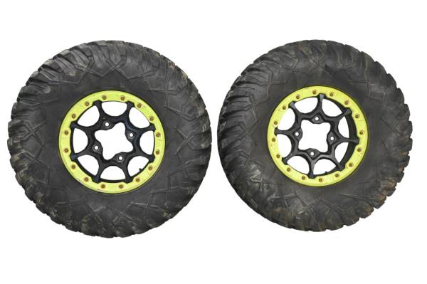 Can-Am - 15 Can-Am Maverick 1000R EFI CVT 4x4 Front Wheels Rims & Tires 4/137 14X6.5 30X10.0R14