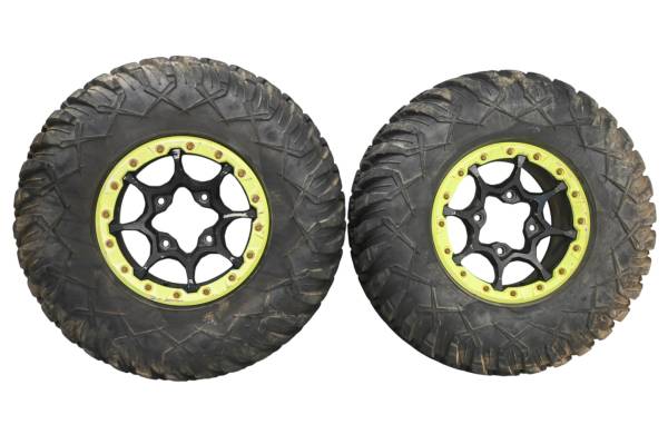Can-Am - 15 Can-Am Maverick 1000R EFI CVT 4x4 Rear Wheels Rims & Tires 4/137 14X8 30X10.0R14