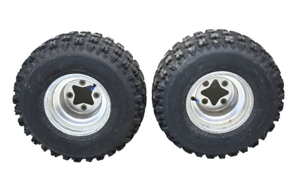 Suzuki - 04 Suzuki LTZ250 Rear Wheels Rims & Tires 20X11-9 4/110 Quadsport 250 2x4