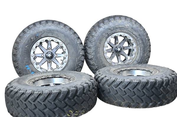 MSA - 14 Can-Am Maverick 1000R XXC 4x4 Front & Rear Wheels Rims & Tires 30X10R14 4/137 MSA