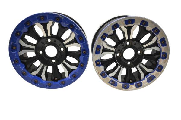 Yamaha - 18 Yamaha YXZ100R EPS Front Beadlock Wheels Rims 14X6.5 4/110