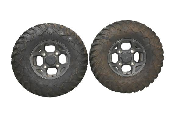 Polaris - 16 Polaris RZR XP 900 EPS Front Wheels Rims & Tires 4/156 27X9-12