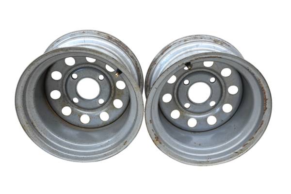 Aftermarket - 00 Honda Foreman 400 4X4 Rear Wheels Rims 12X7 4/110 Aftermarket TRX400FW
